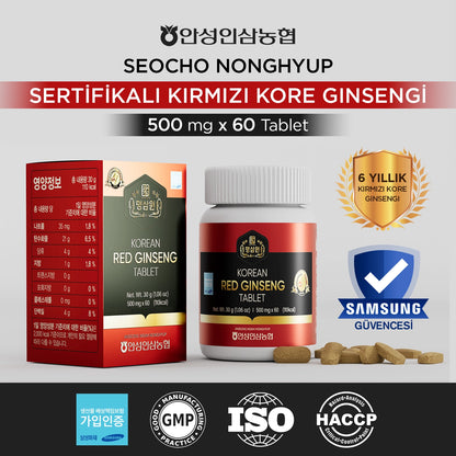 Seocho Nonghyup Kırmızı Kore Ginseng Tablet